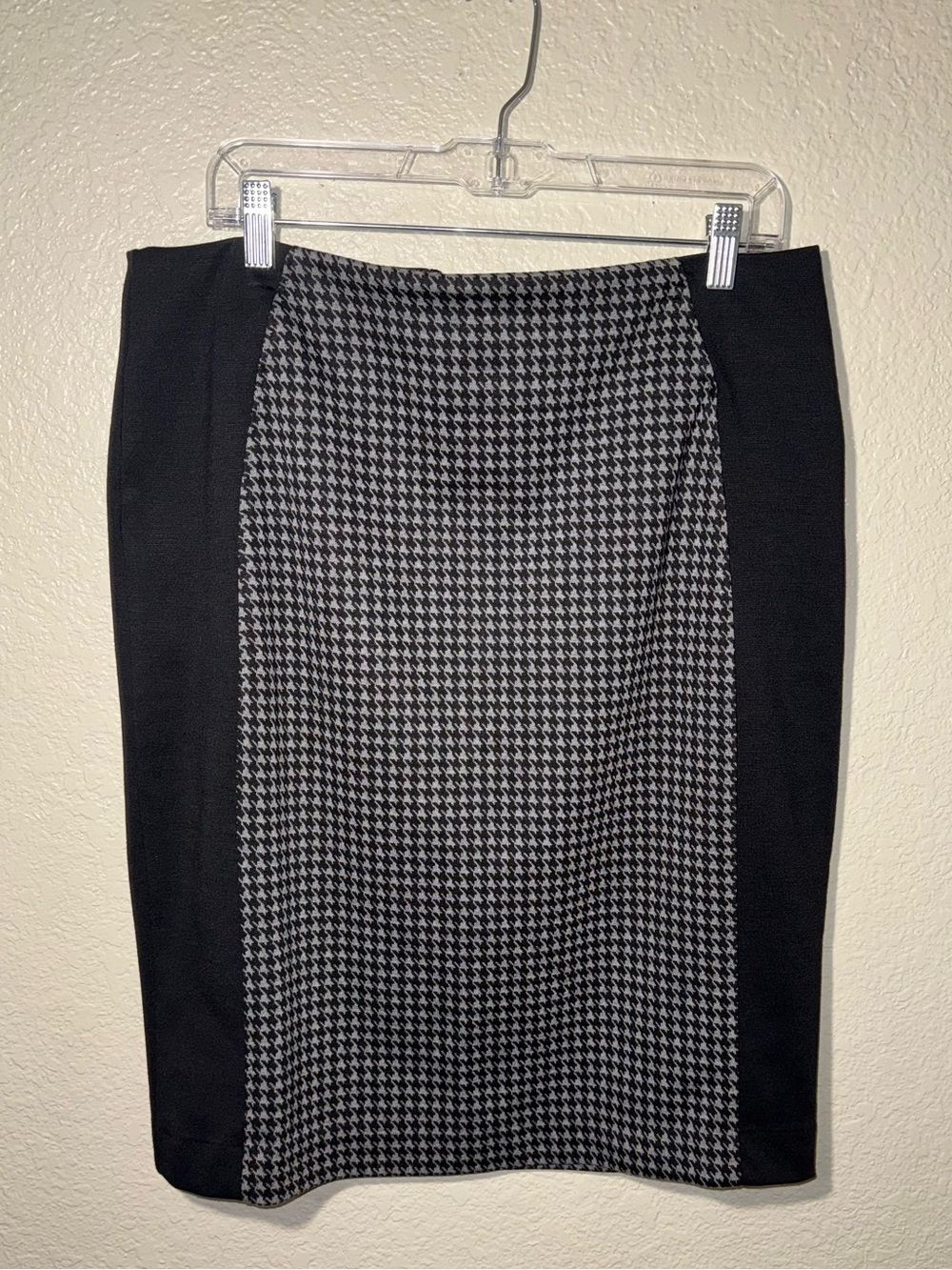 New York & Co Size 14 Houndstooth Pencil Skirt Career Office Stretch